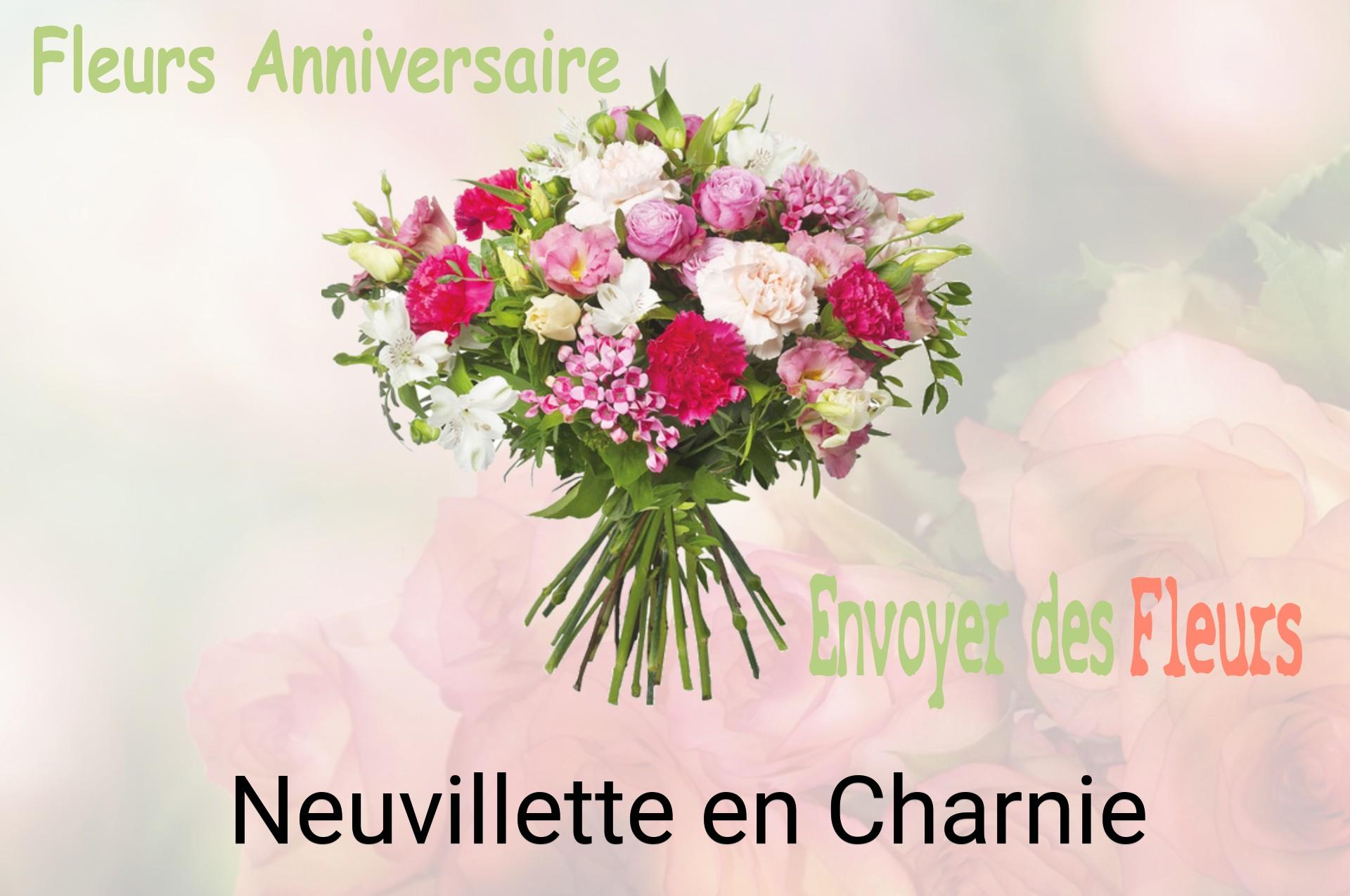 Bouquet de fleurs d’anniversaire livré à Neuvillette-en-Charnie